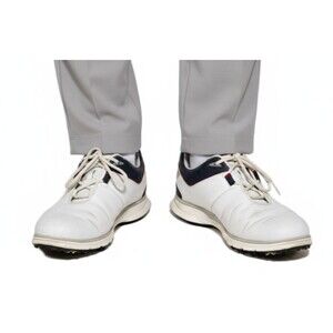 FootJoy Shoes Pro SL Golf Mens Size 11.5 Red White and Blue Accents Spikeless